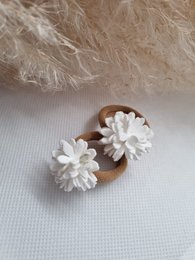 Elastic bands - white (set)