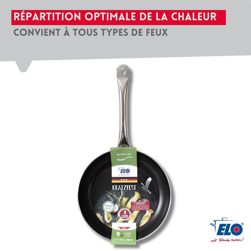 Wokpande med PFAS-fri keramisk belægning 28 cm Bistro Line Elo