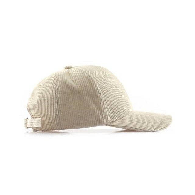 Legend Cap Basic - eindbaas - Corduroy - White
