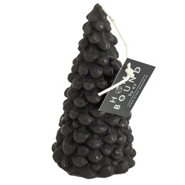Schwarze Weihnachtsbaumkerze