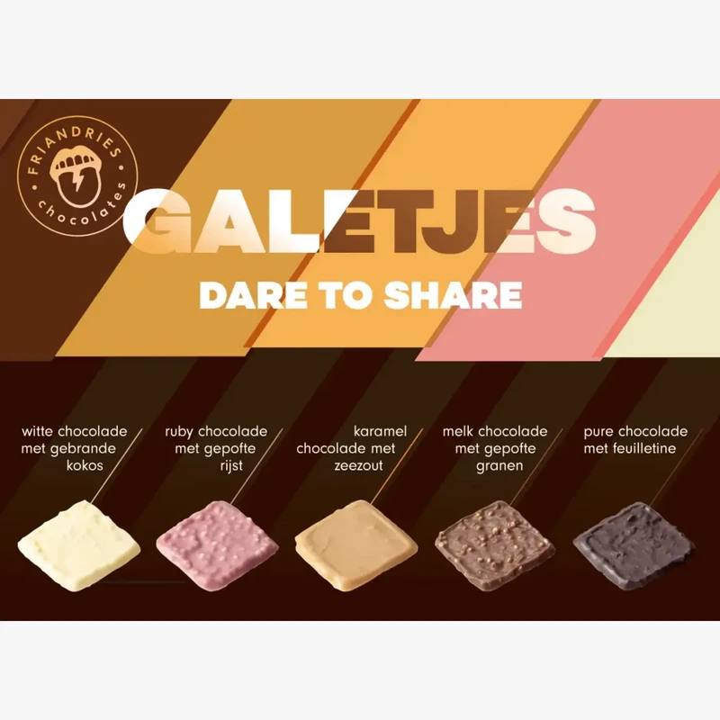 Chokolade Galets - 5 smagssortiment