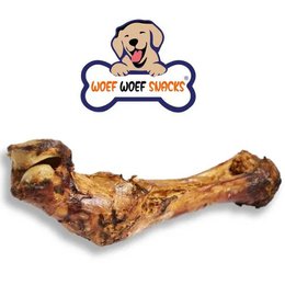  Large dog bone-shaped chew treat for pets. Made of natural ingredients. Suitable for medium to large dogs.