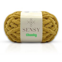 Sensy Chunky Yarn, Blanket Yarn, 7 oz, 28 Yards, Gauge 7 Jumbo