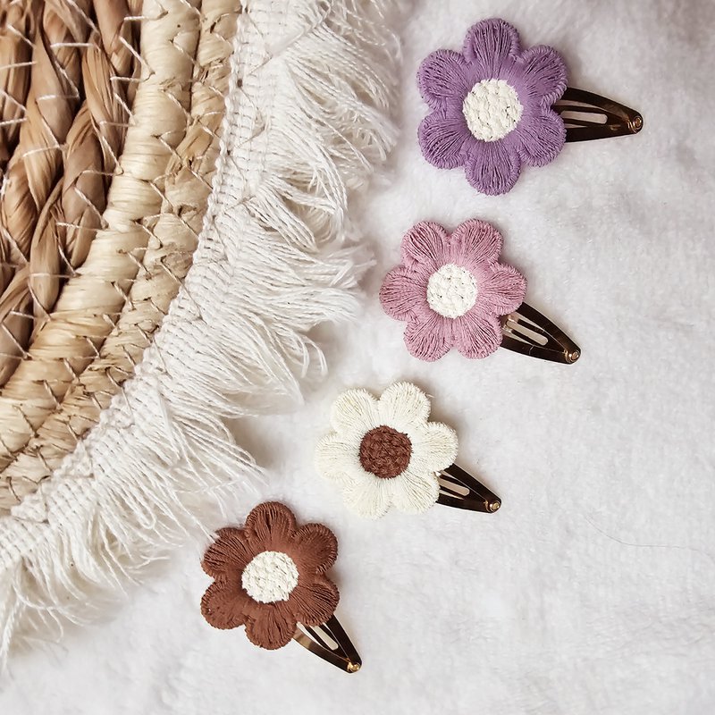 Clip per capelli grandi fiore