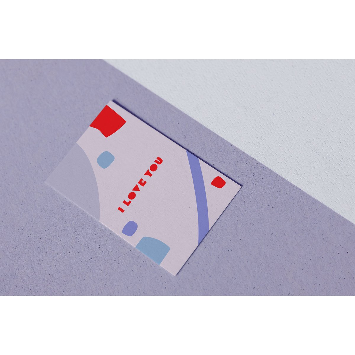 Tarjetas de Colores "Te Amo"