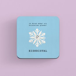 Decorative coaster made of crystals, featuring a snowflake design. Suitable for use as a drink coaster or home decor.