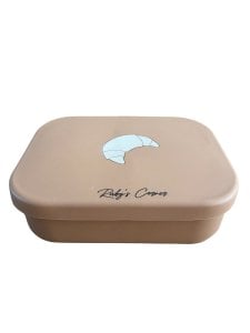 Silicone bread bin - Croissant - Brown