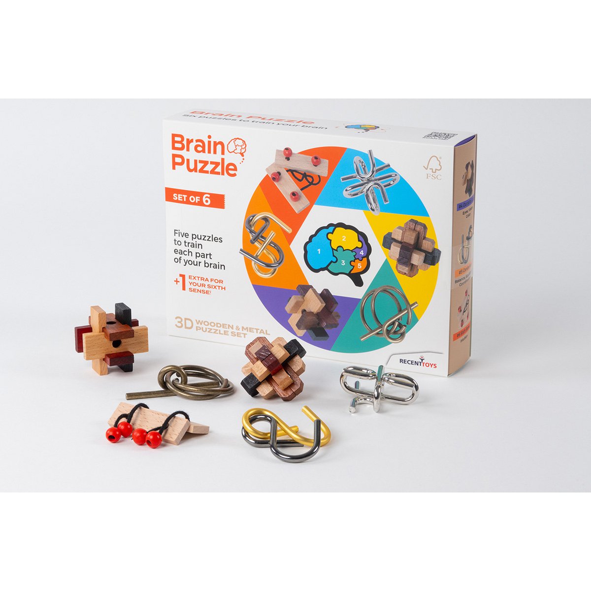 Puzzle cerebrali - set da 6