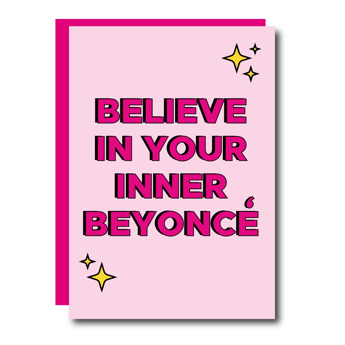 Cree en tu tarjeta interna de Beyonce