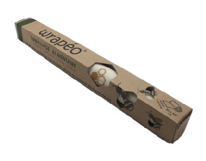 wrapéo cera de abejas - rollo de corte - 30x100 cm