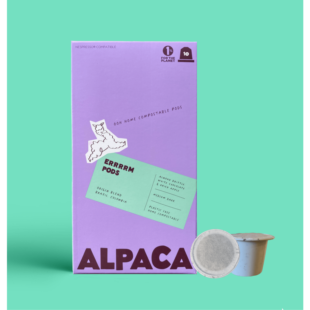 Cápsulas compostables para el hogar Errrrm | Paquete de 10