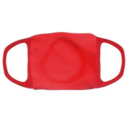 Sports mouth cap washable 2-layer Red