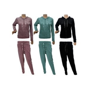 Women's sports set Β» feel-good suit made of velvet Β» jacket and jogging trousers with pockets Β» tracksuit & pajamas Β» homewear & loungewear