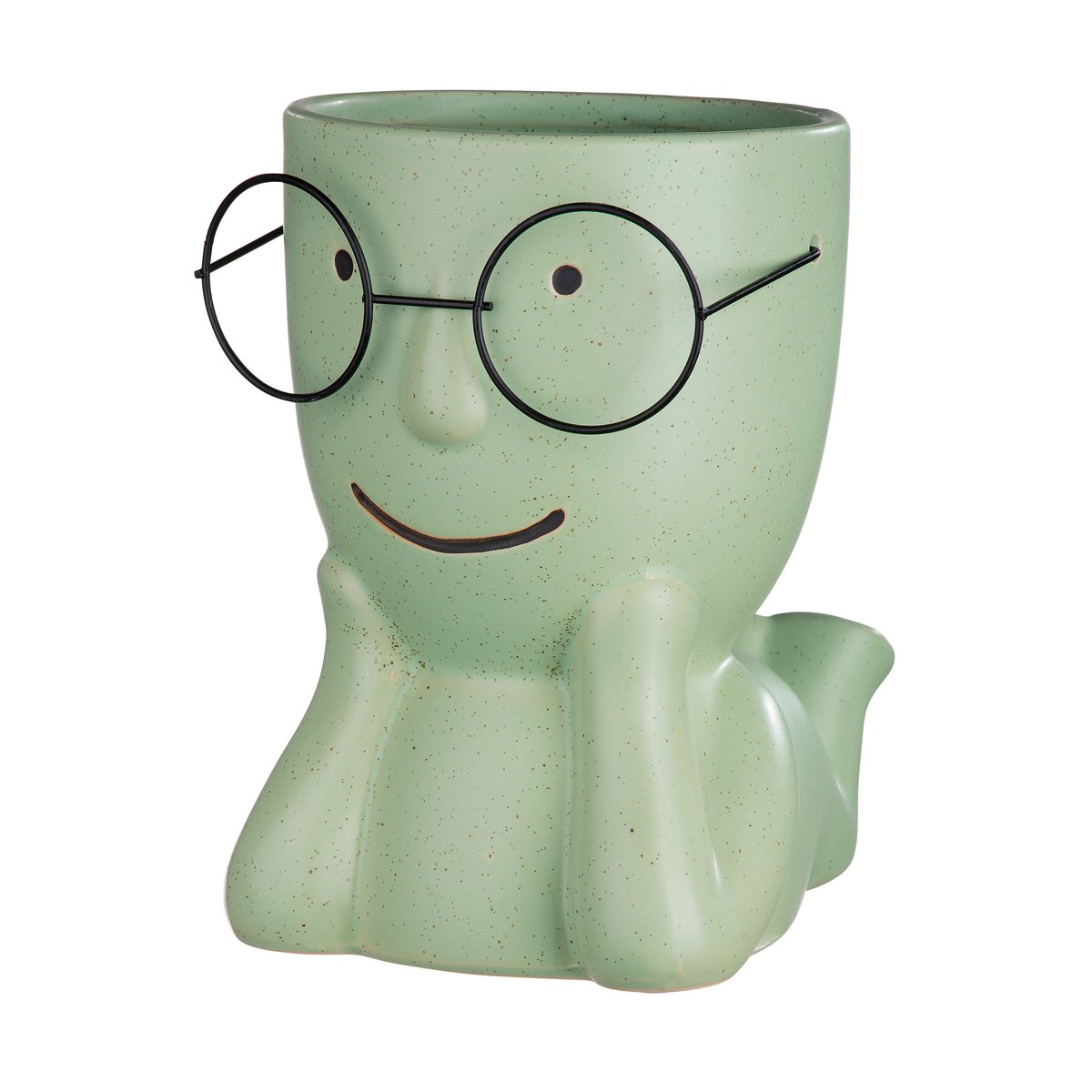 Ceramic vase "Smile" w. Glasses VE 4 so