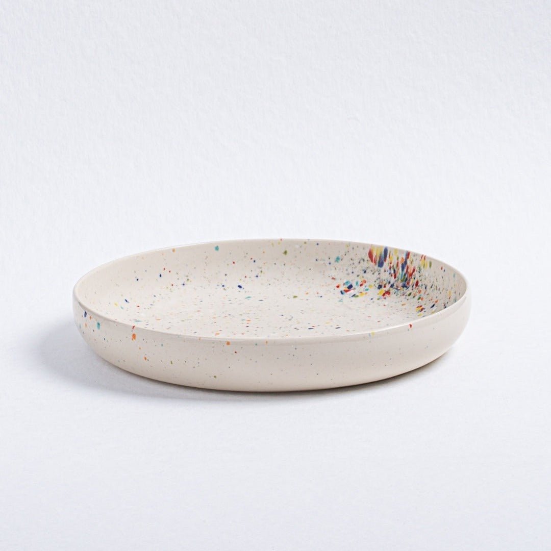 New Party Low Pasta Plate 23cm - Mix 6 Pieces