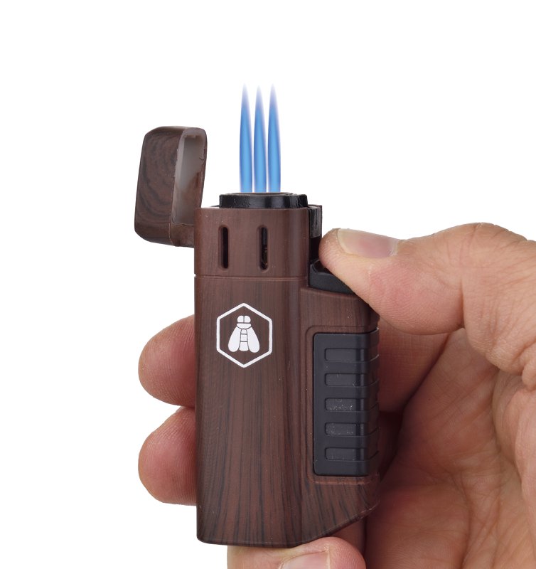 Laguiole Présentoir de 12 briquets triple flamme et support cigare