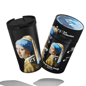 IZY Thermos Mug - Pearl Earring - 350ML To-Go Insulated Coffee mug
