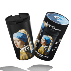 IZY Thermos Mug - Pearl Earring - 350ML To-Go Insulated Coffee mug