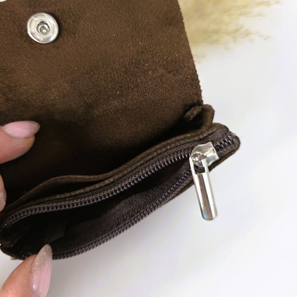 Mini pung ruskind mokka