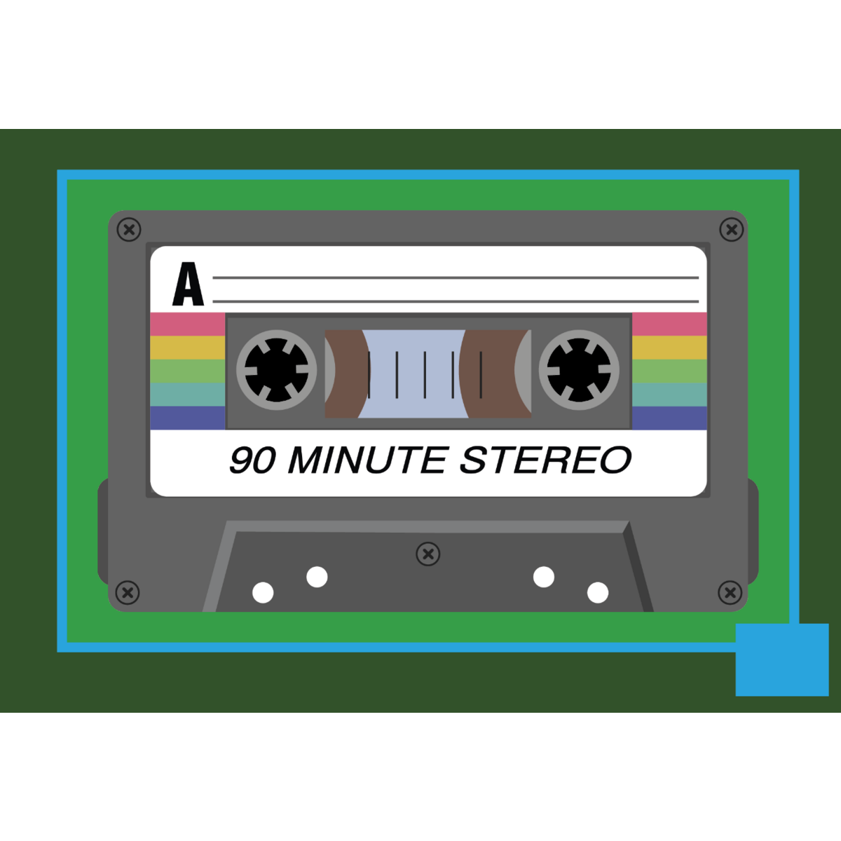 PRE ORDER NOV - Toiletry bag - Retro cassette tape