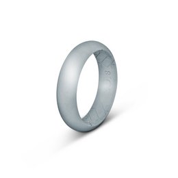 Silver-colored statement ring with a simple, minimalist design. Made of durable, high-quality material. Available in a range of sizes to fit different finger widths.