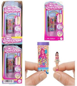Mini Barbie Land Mini Doll 4cm Color Reveal Doll 7.5x15cm assorted in display (10)
