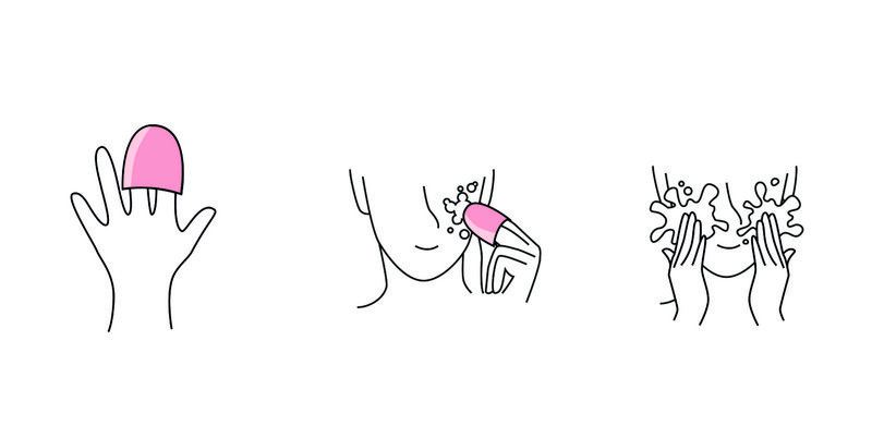 Bubble Face Wash Pad Box