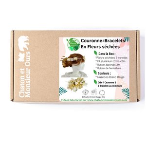 BOX DIY Fleurs séchées, Loisirs créatifs,