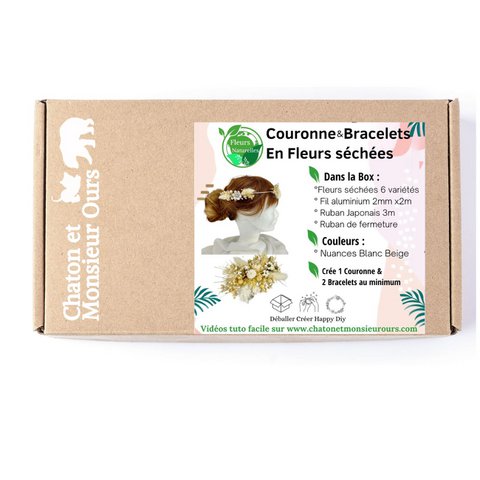 BOX DIY Fleurs séchées, Loisirs créatifs,