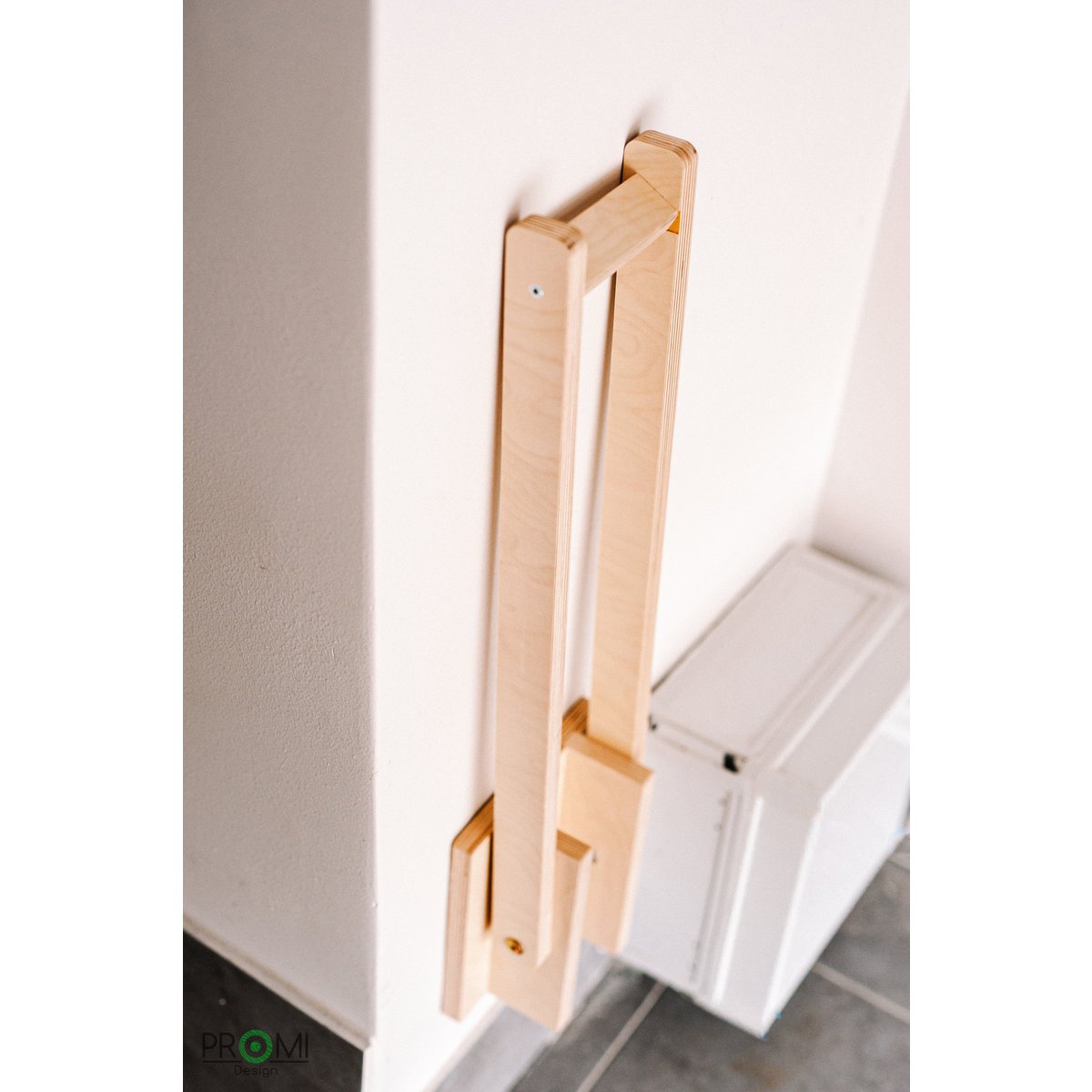 Bicycle rack, Wood bicycle wall stand