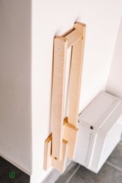 Bicycle rack, Wood bicycle wall stand