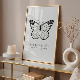 Poster: Don't quit before the miracle happens