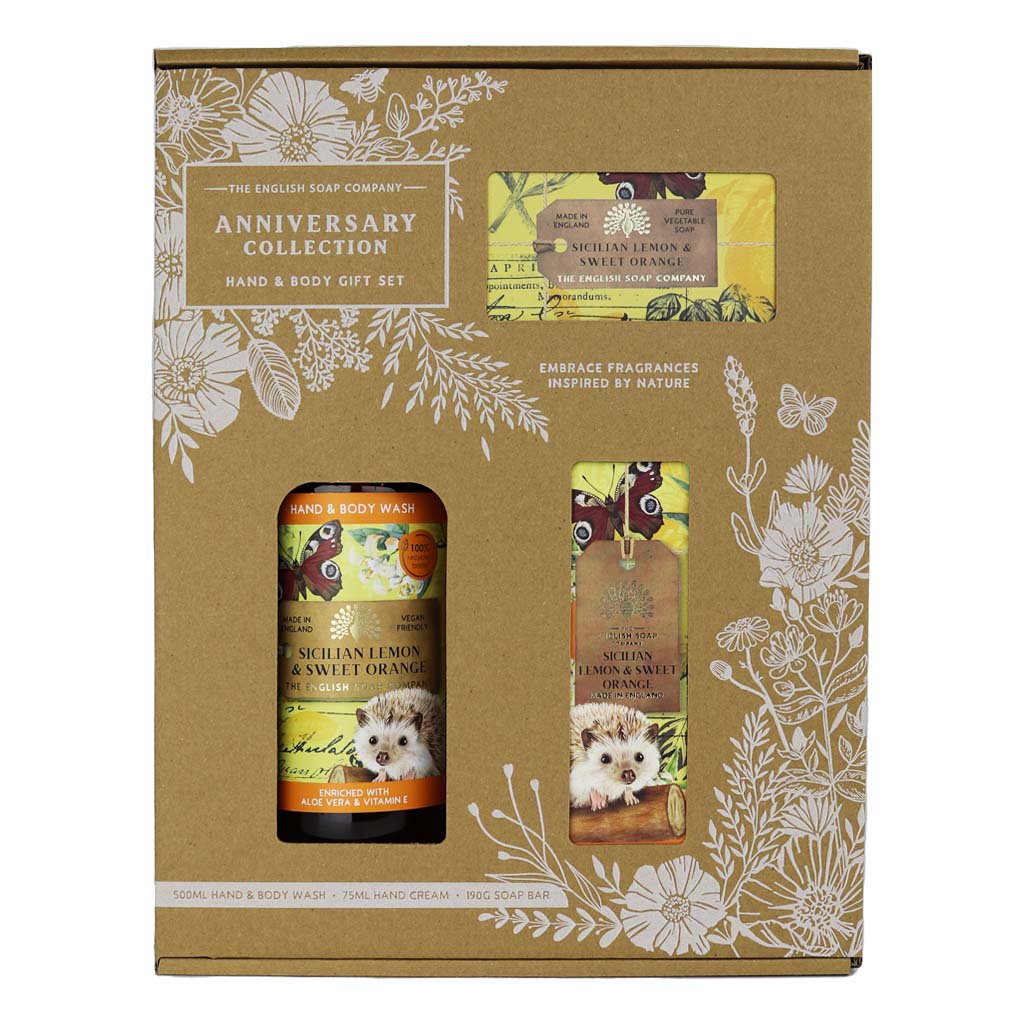 ENGLISH SOAP C° Hand & Body - Gift Set - Lemon & Orange