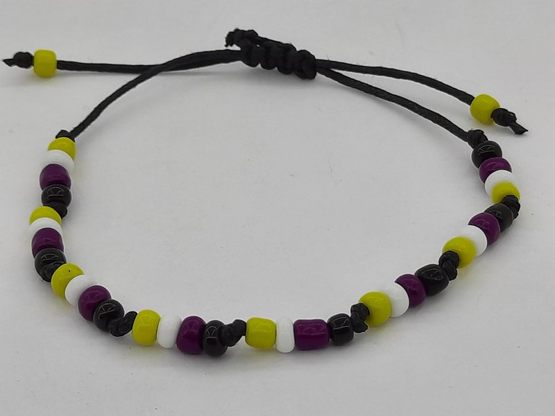 %231197 LGBTQ+ non binary pride bracelet