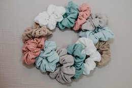 Muslin Scrunchies (sæt med 3)