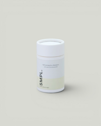  Refreshing dry shampoo in a white cylindrical container with the brand name "Eufora" printed on it.