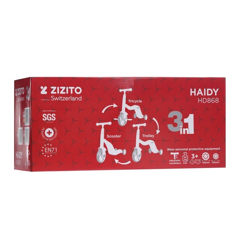 Kinderfiets HAIDY 3 in 1