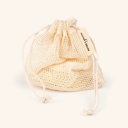 Wiederverwendbare Baumwollpolster - Set von 10 Teilen, einschließlich Wäscheltasche