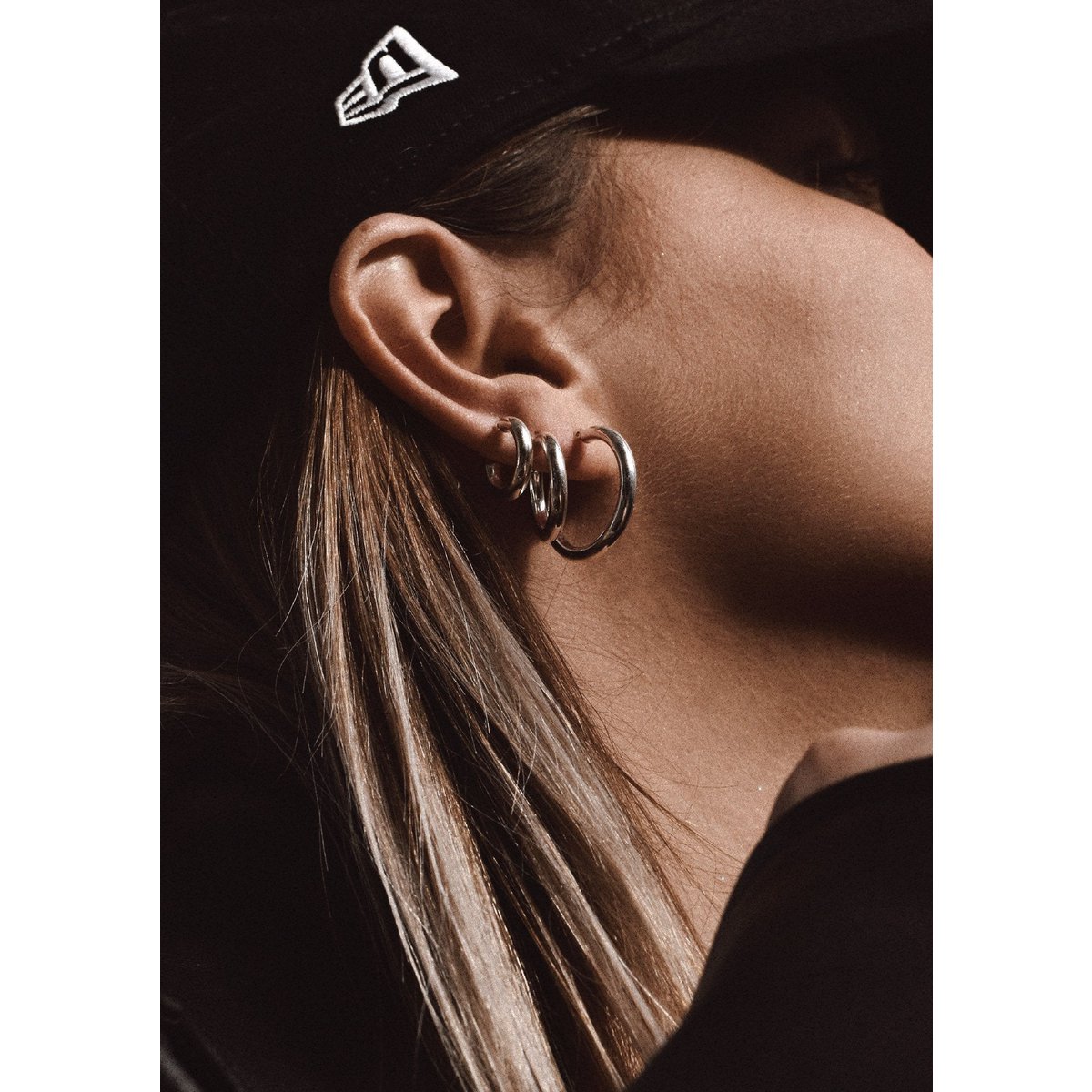 Ella Hoops Silver