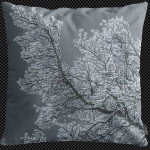 Housse de coussin 45×45 – Arbre givré