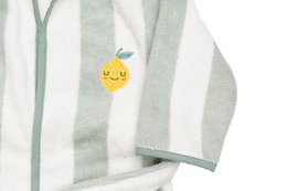 Accappatoio per bambini in spugna di cotone Lola Lemon