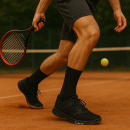 Sukats® 6 pares de calcetines deportivos | El atleta | Calcetines de tenis | Calcetines para correr | Sin costuras | Blanco o negro | Múltiples tamaños