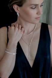 Lou Curb Halsketting - Zilver
