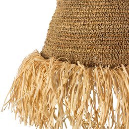LAMPARA DE TECHO 50X50X52/200 SISAL NATURAL TH7985000