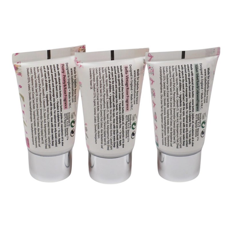 Hand cream set Roses 3x30 ml Isabelle Rose
