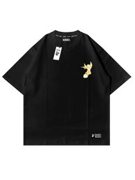 T-shirt Boxy Fit Wild and Free 100% Cotone Made in Italy
