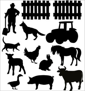 Static stickers - Farm