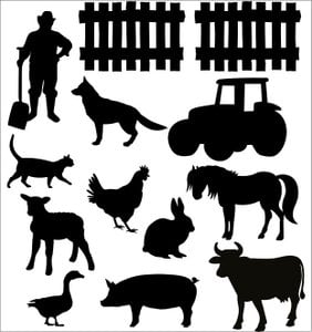 Static stickers - Farm