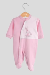 Bunny and butterfly printed babygrow 2519B