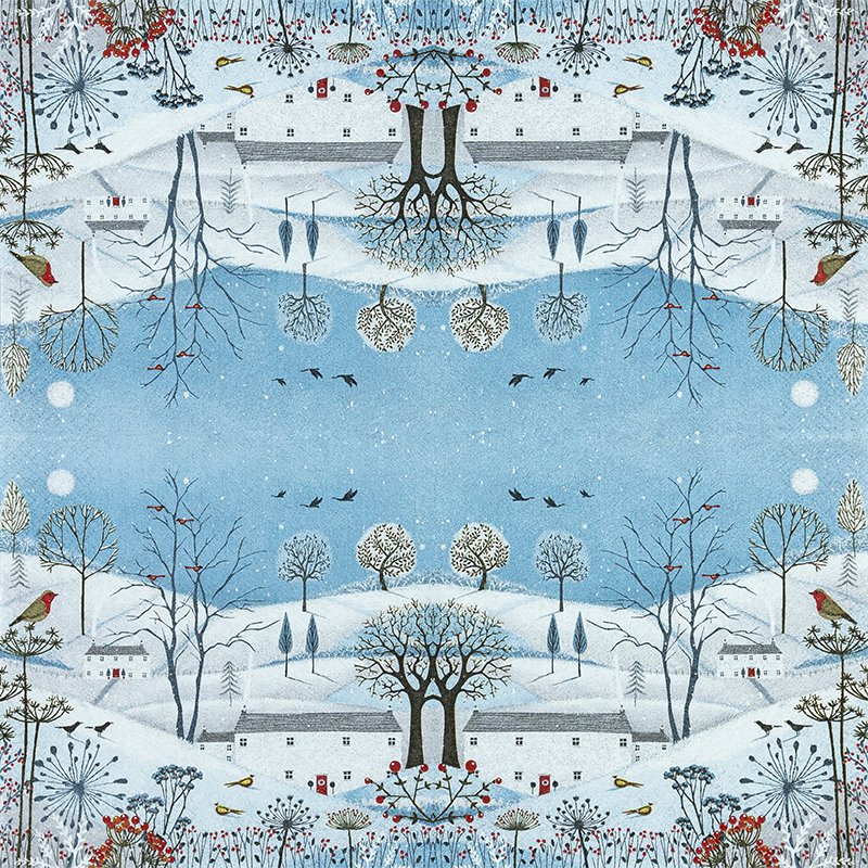 Lunch napkin winter is here